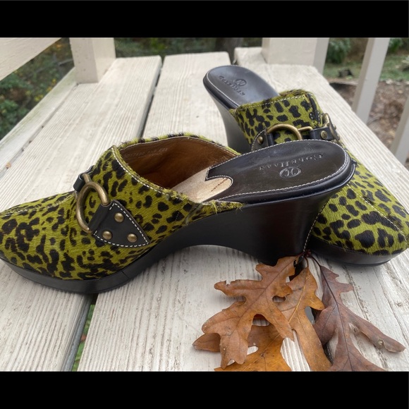 🐆 The Cheetah Cole Hasn Mules. Size 8 1/2 B - Picture 7 of 8